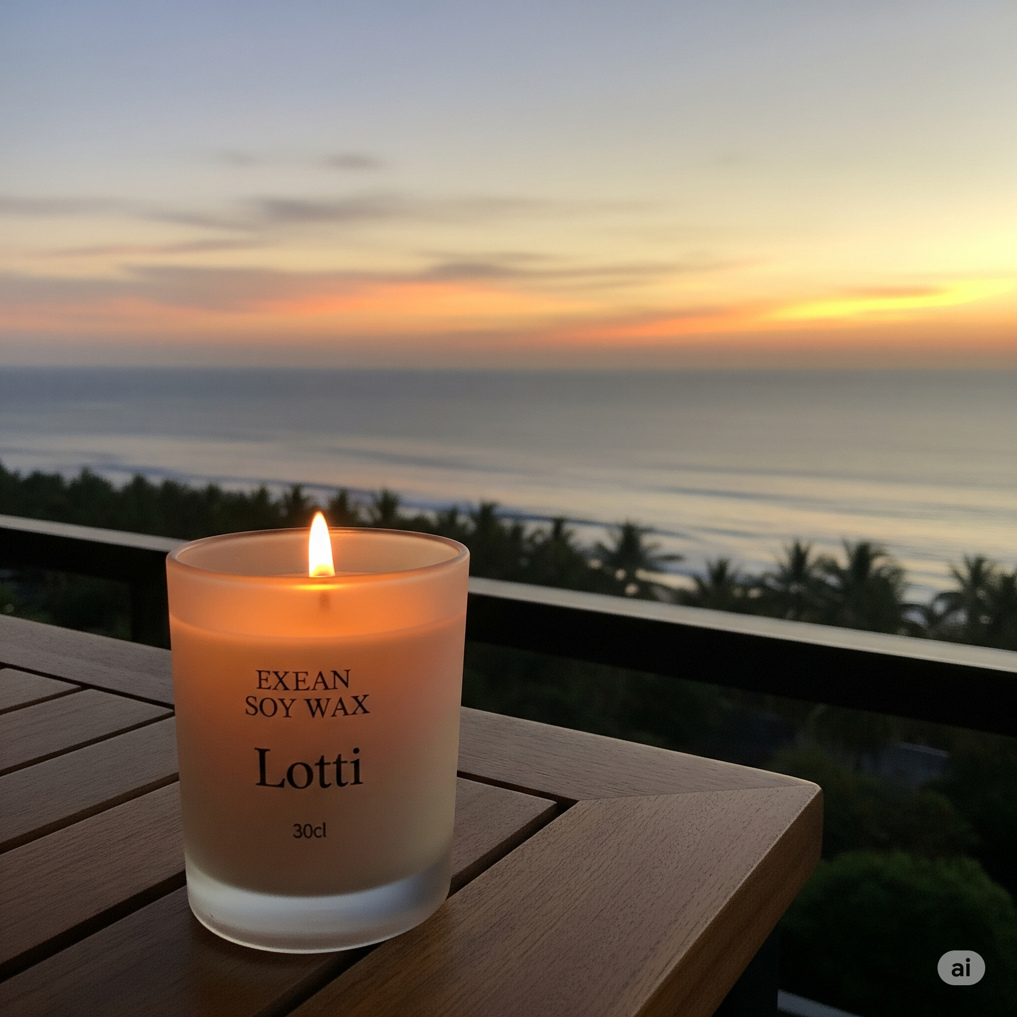 Seychelles 30cl Wood Wick Candle