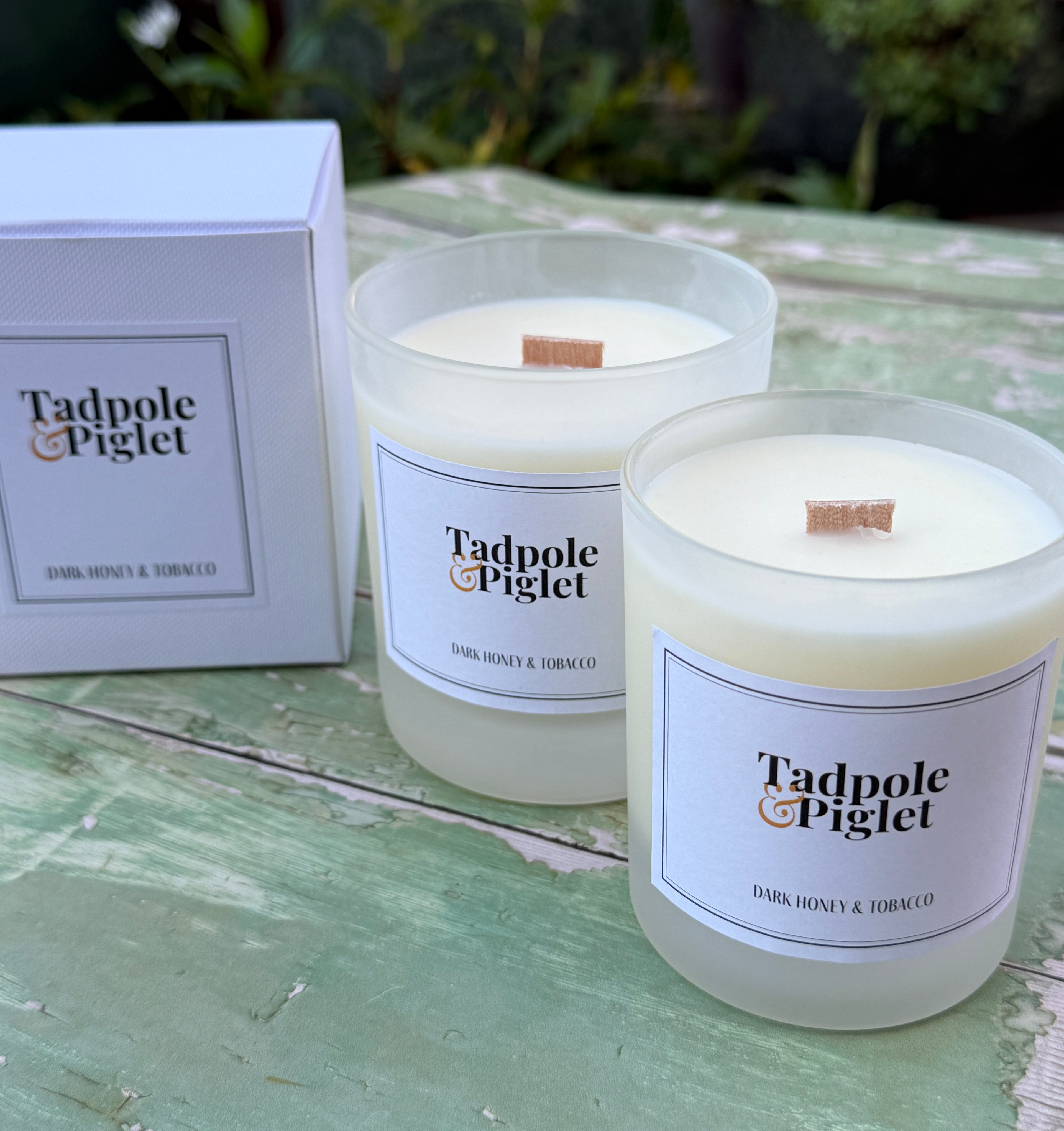 Dark Honey & Tobacco Scented Candle
