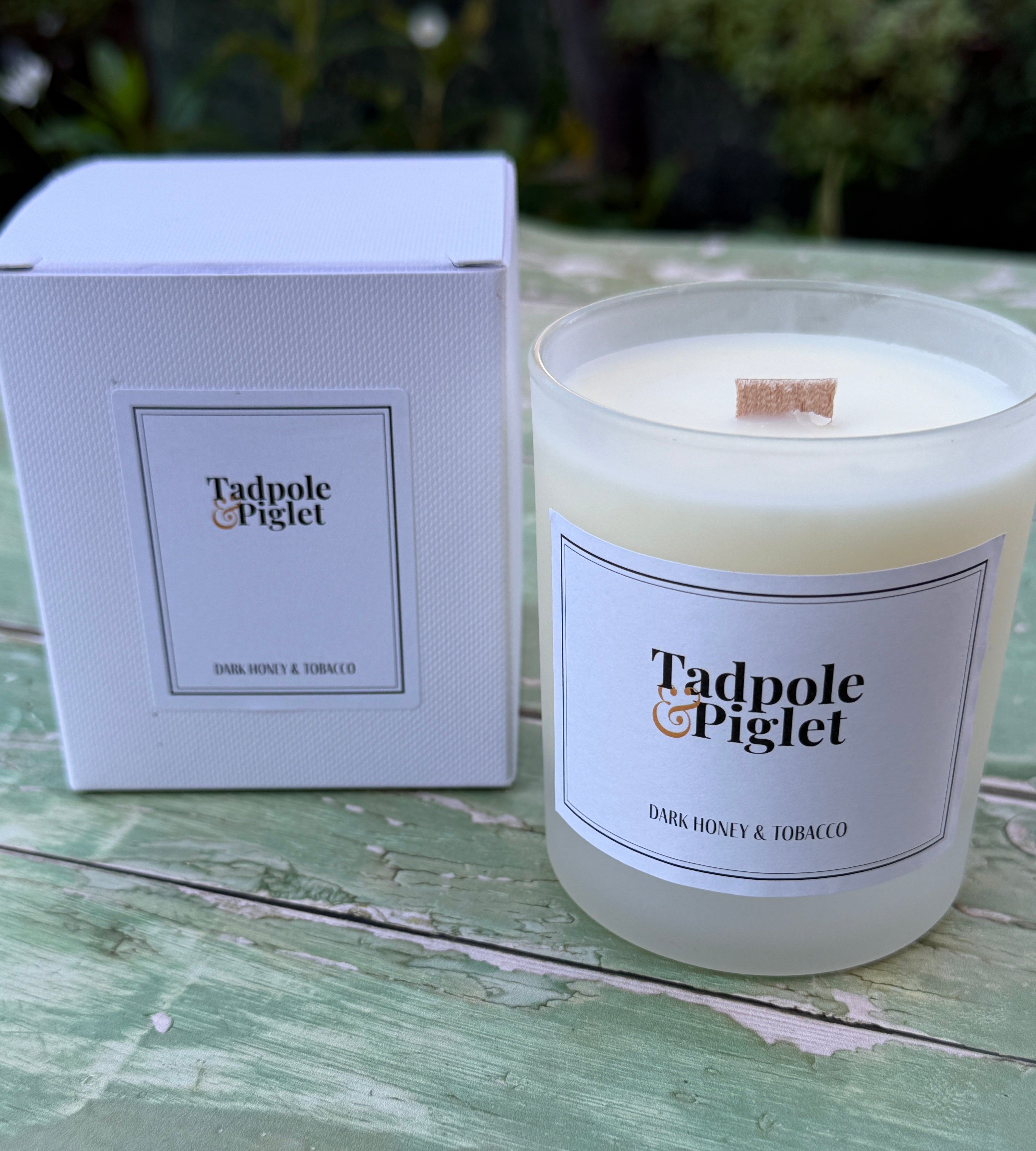 Dark Honey & Tobacco Scented Candle