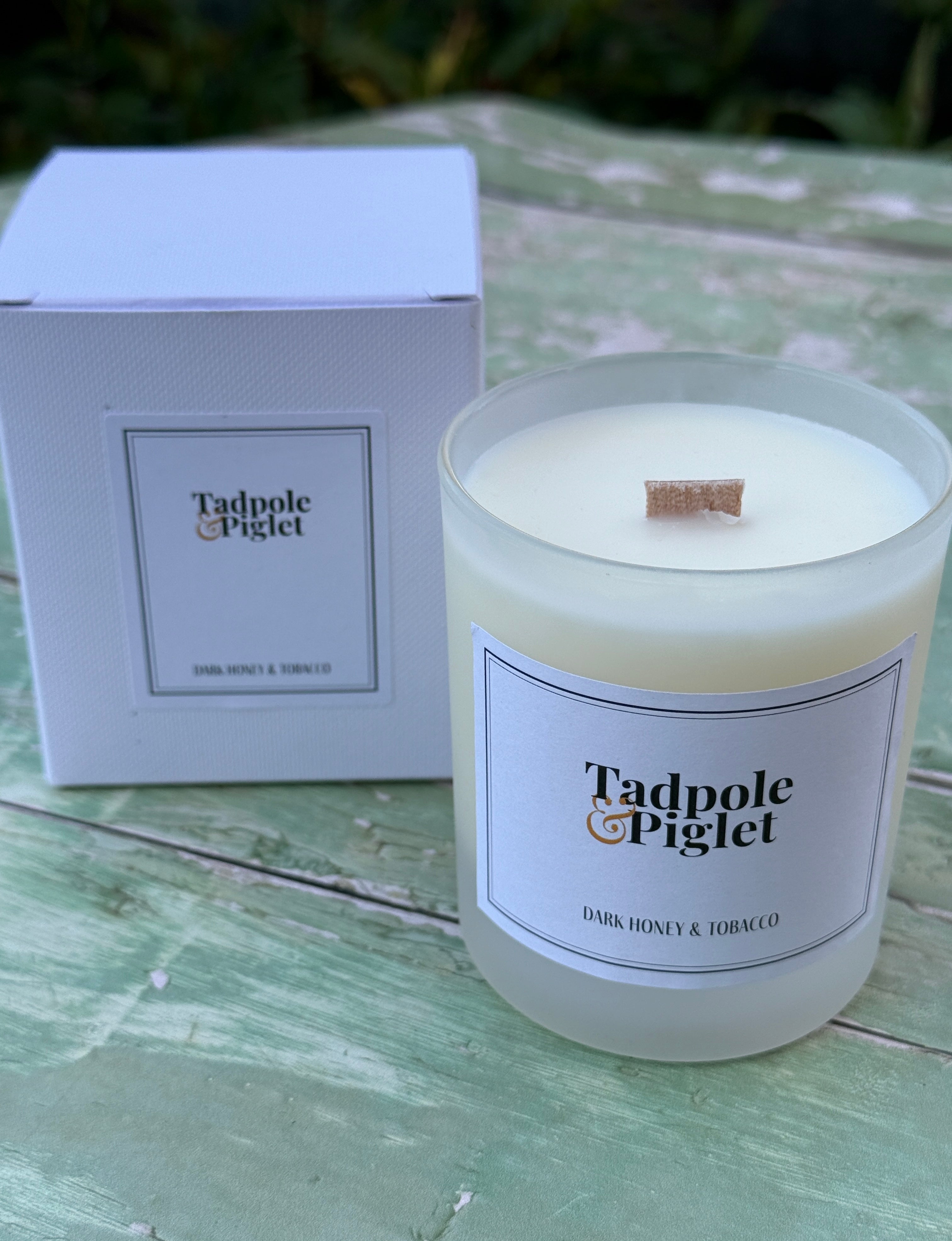 Dark Honey & Tobacco Scented Candle