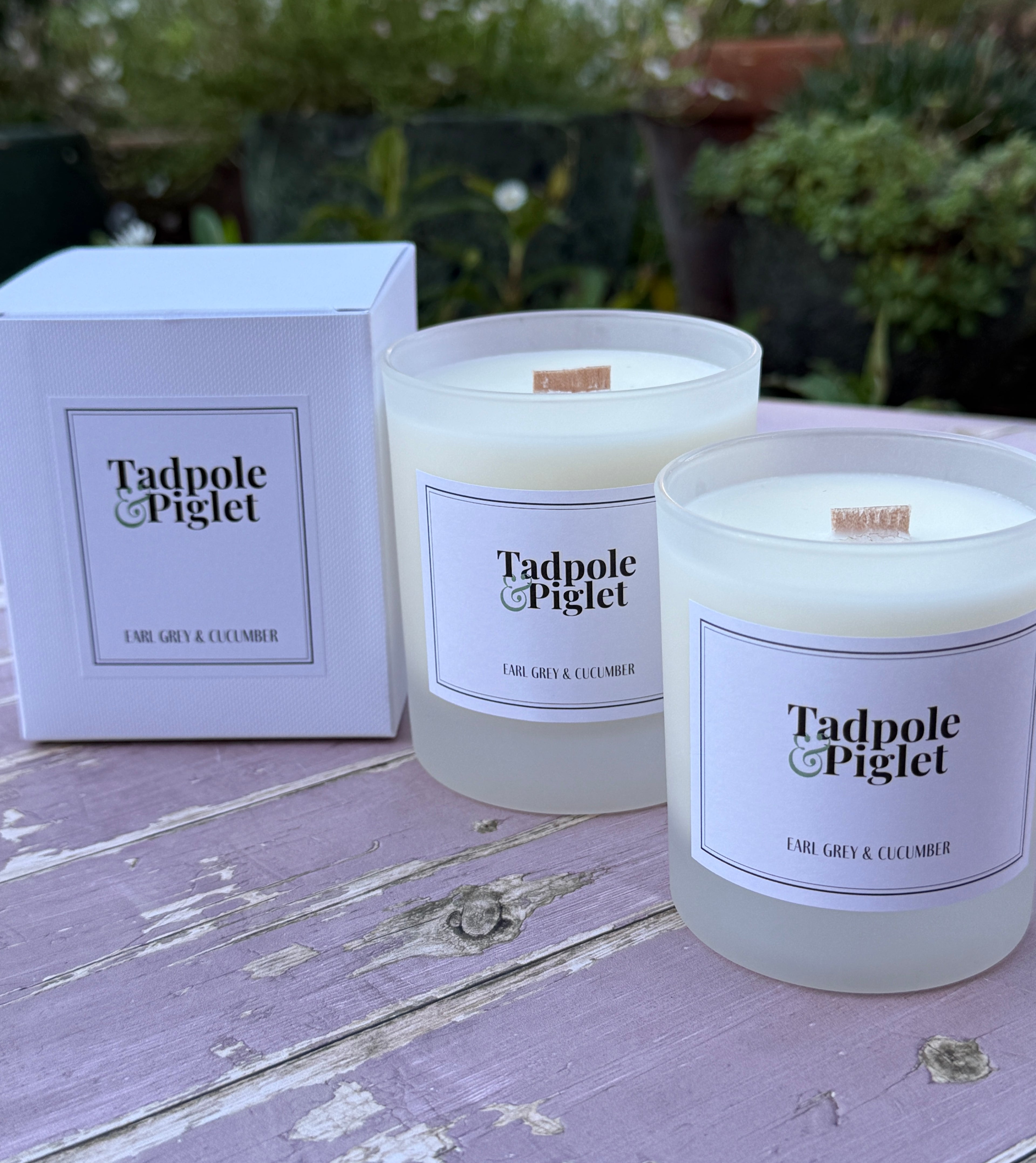 Earl Grey & Cucumber Scented Candle