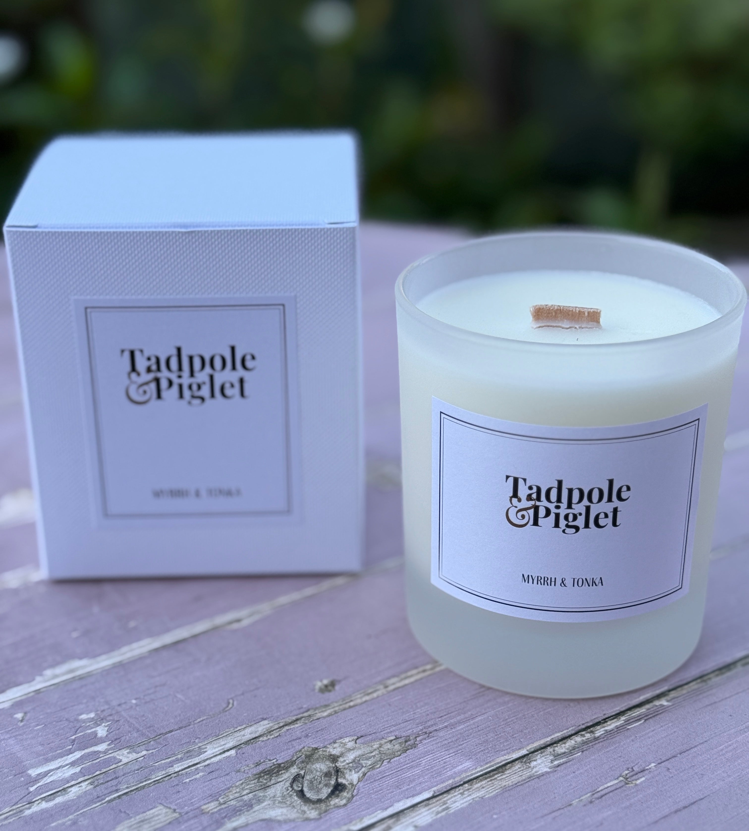Myrrh & Tonka Scented Candle