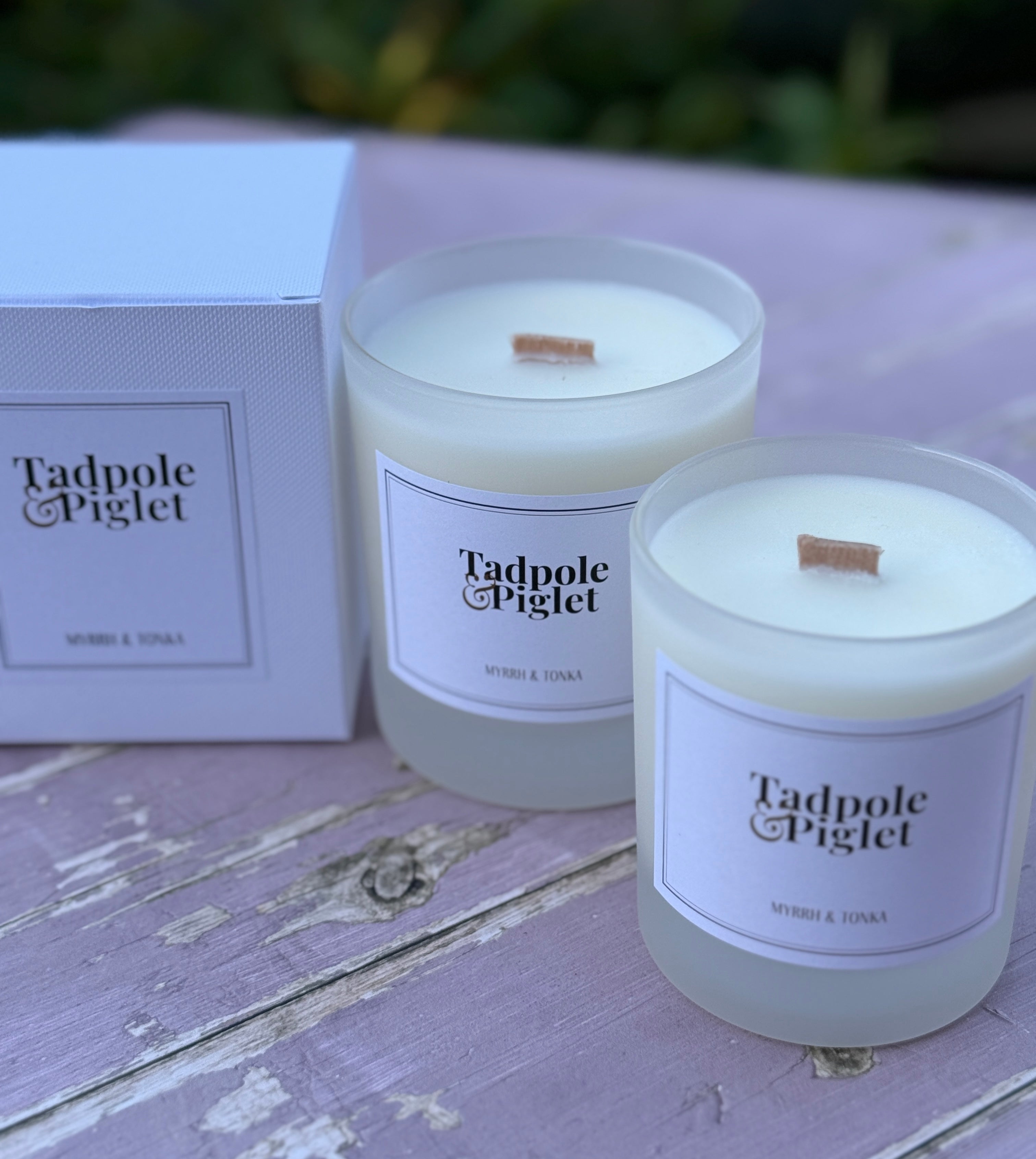 Myrrh & Tonka Scented Candle
