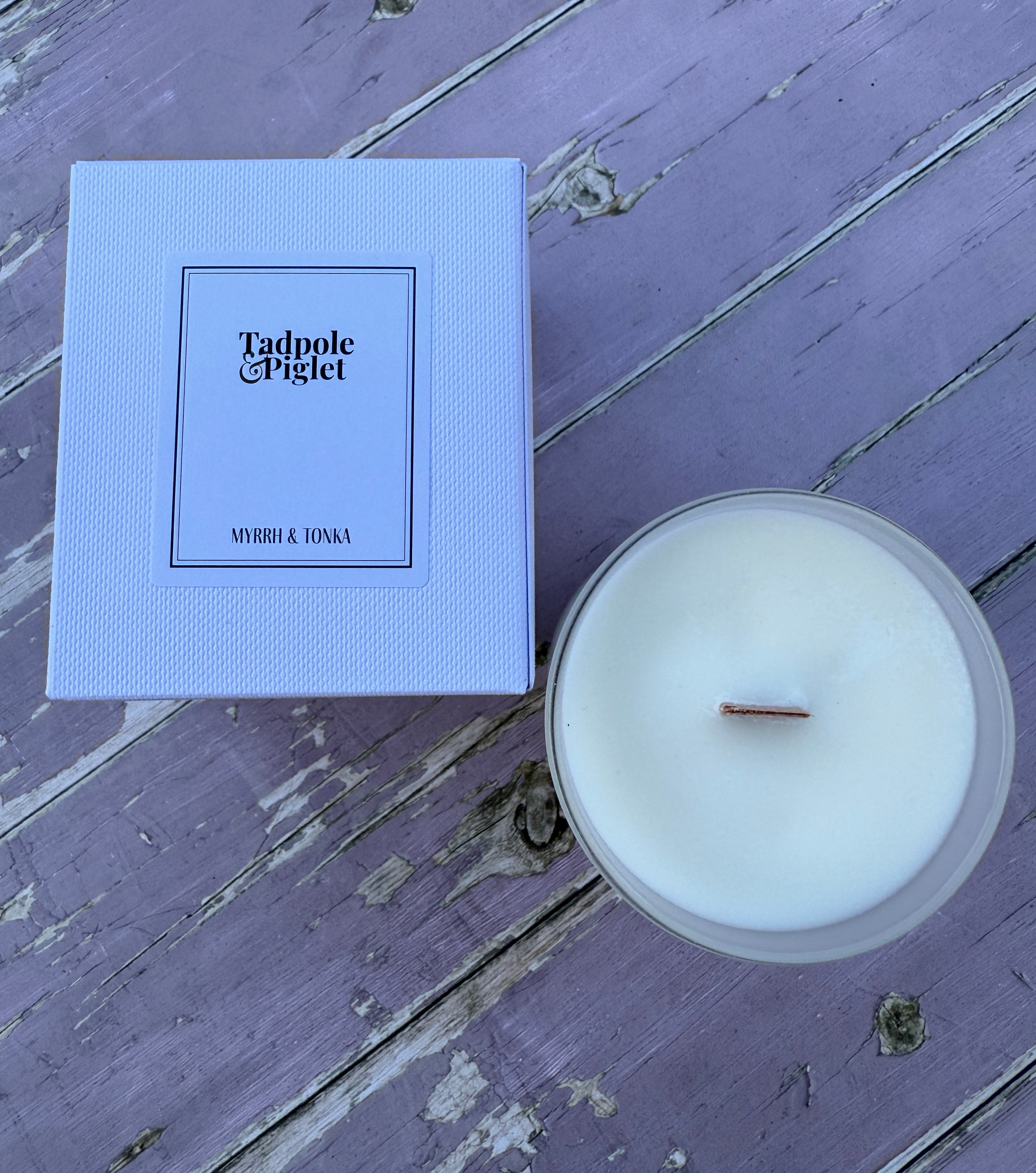 Myrrh & Tonka Scented Candle