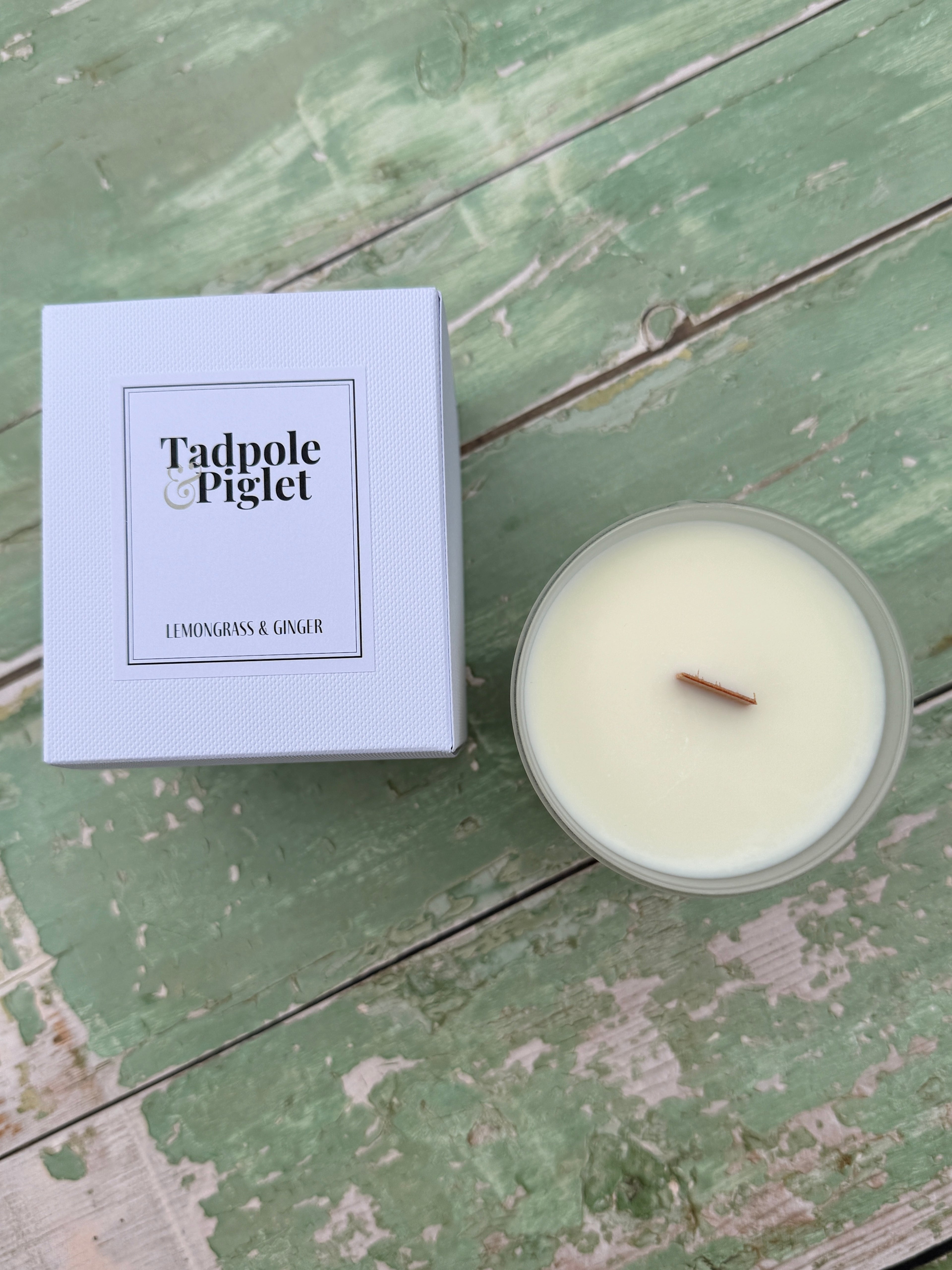 Lemongrass & Ginger Scented Candle