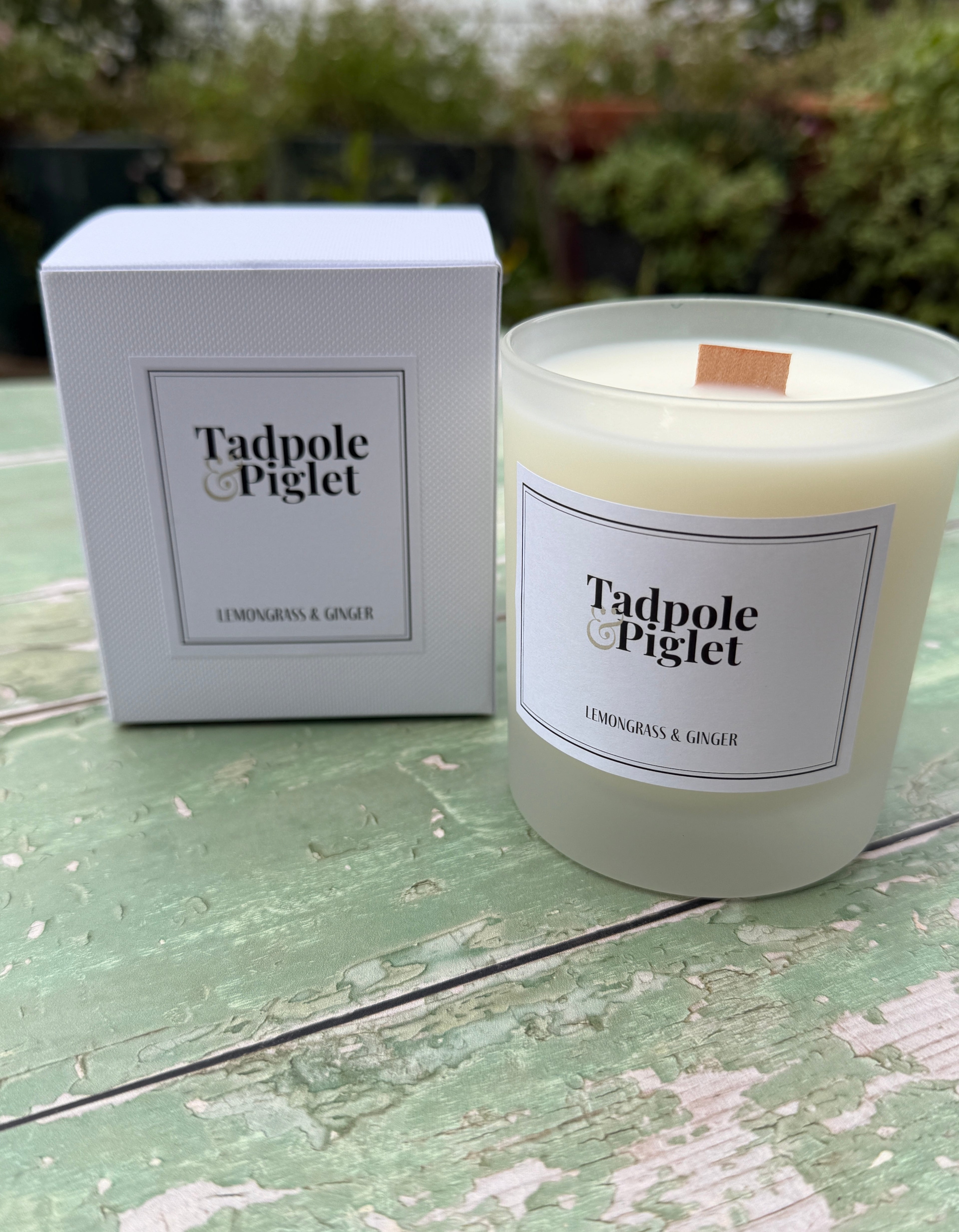 Lemongrass & Ginger Scented Candle