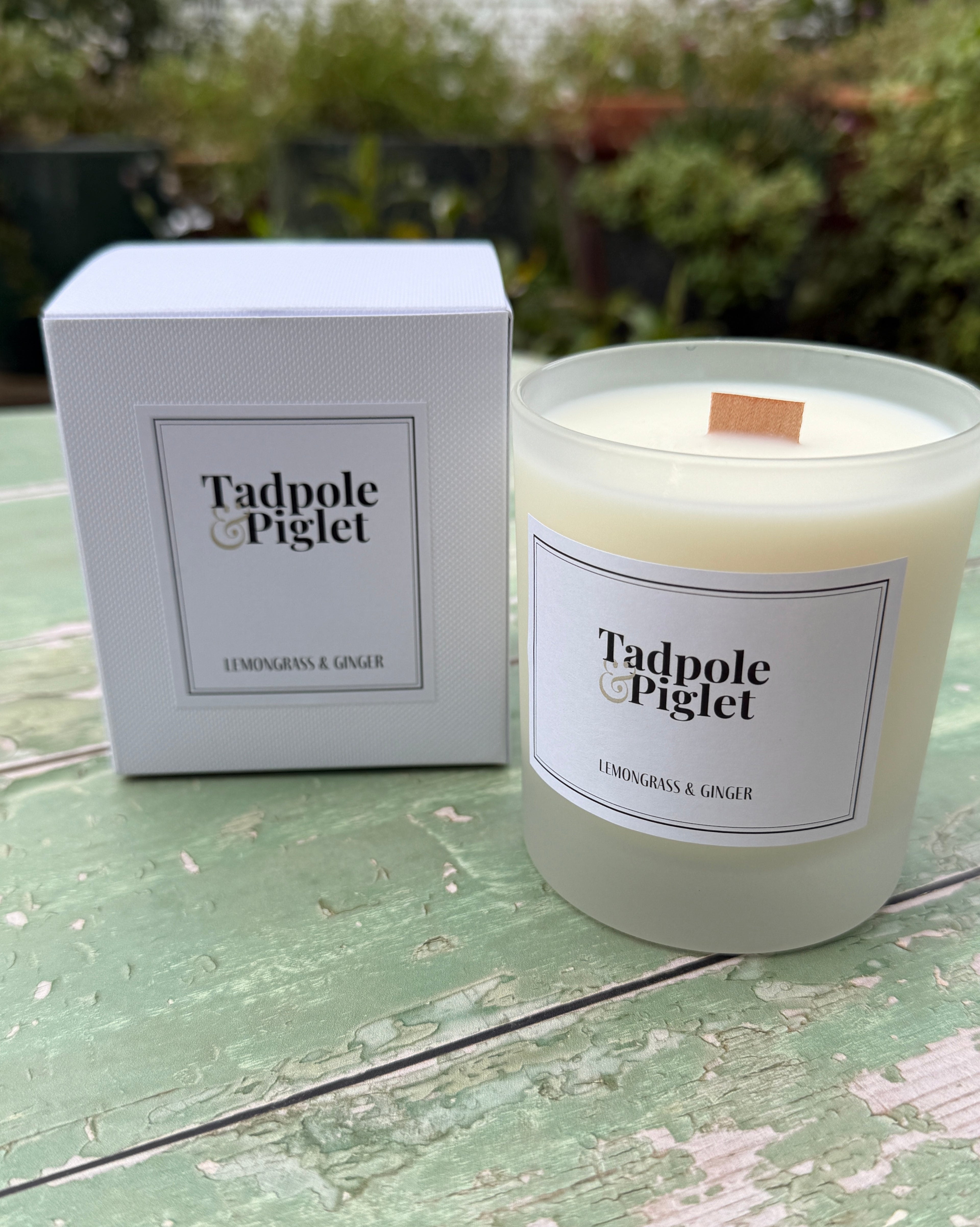 Lemongrass & Ginger Scented Candle