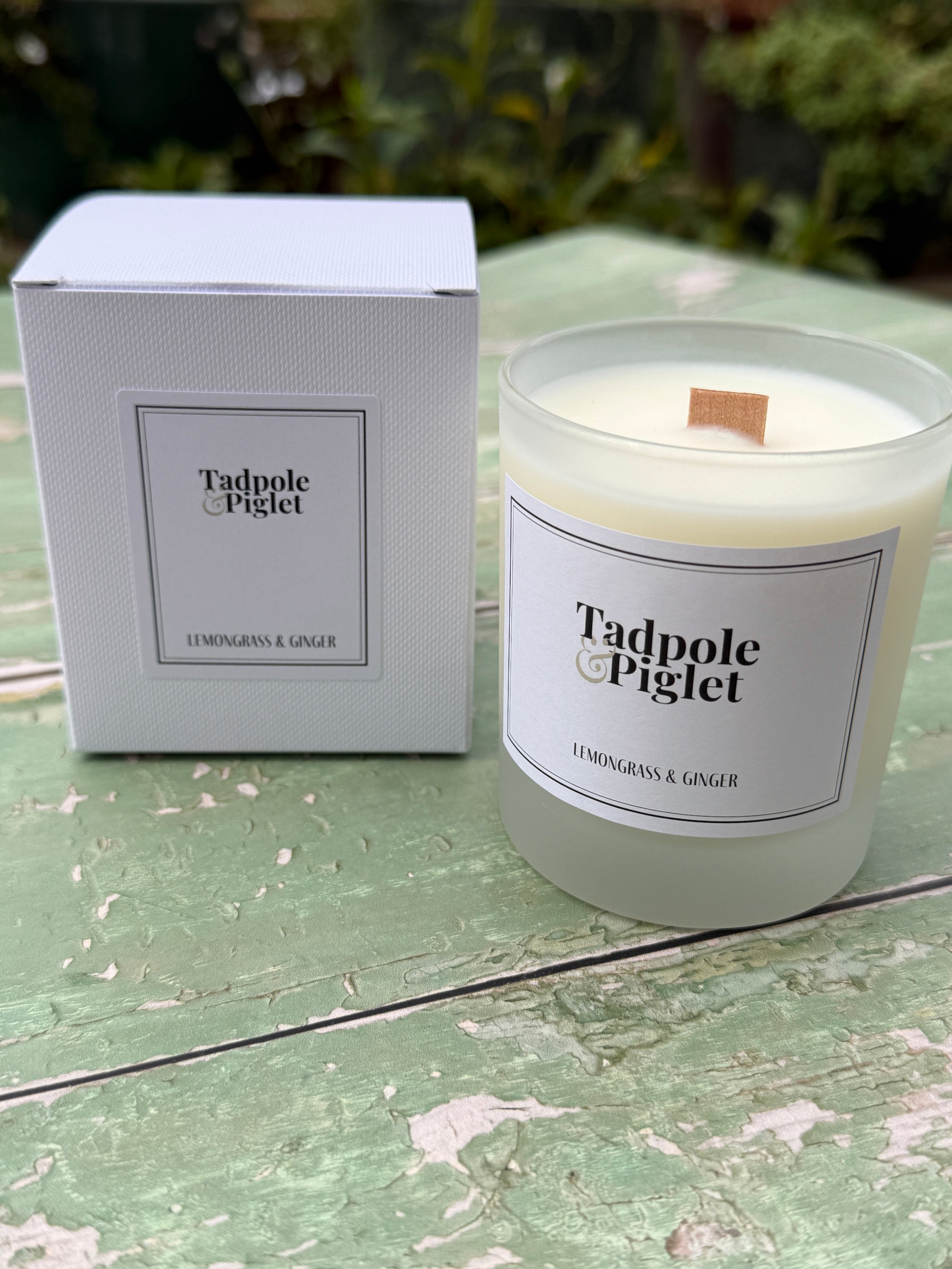 Lemongrass & Ginger Scented Candle