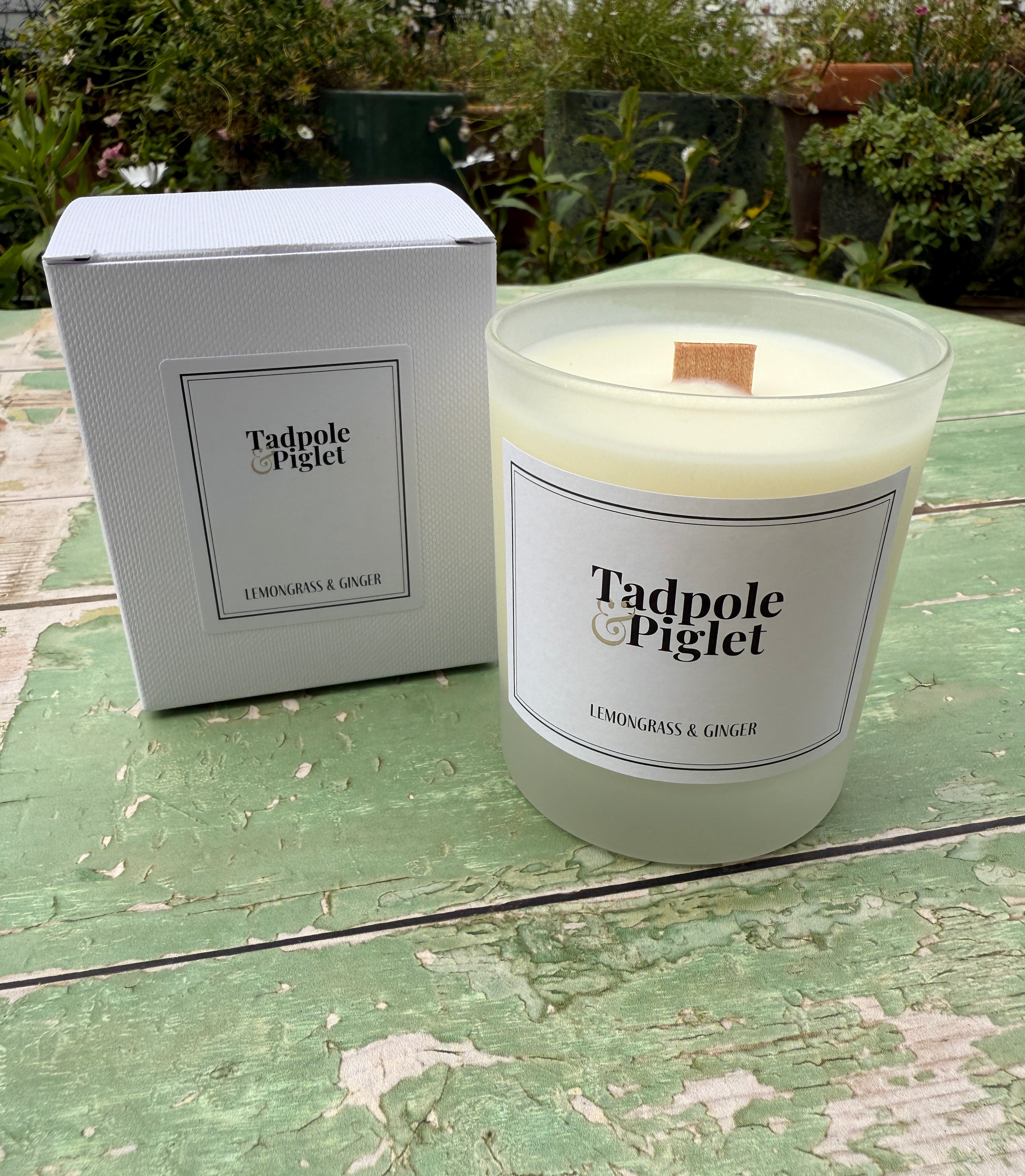 Lemongrass & Ginger Scented Candle