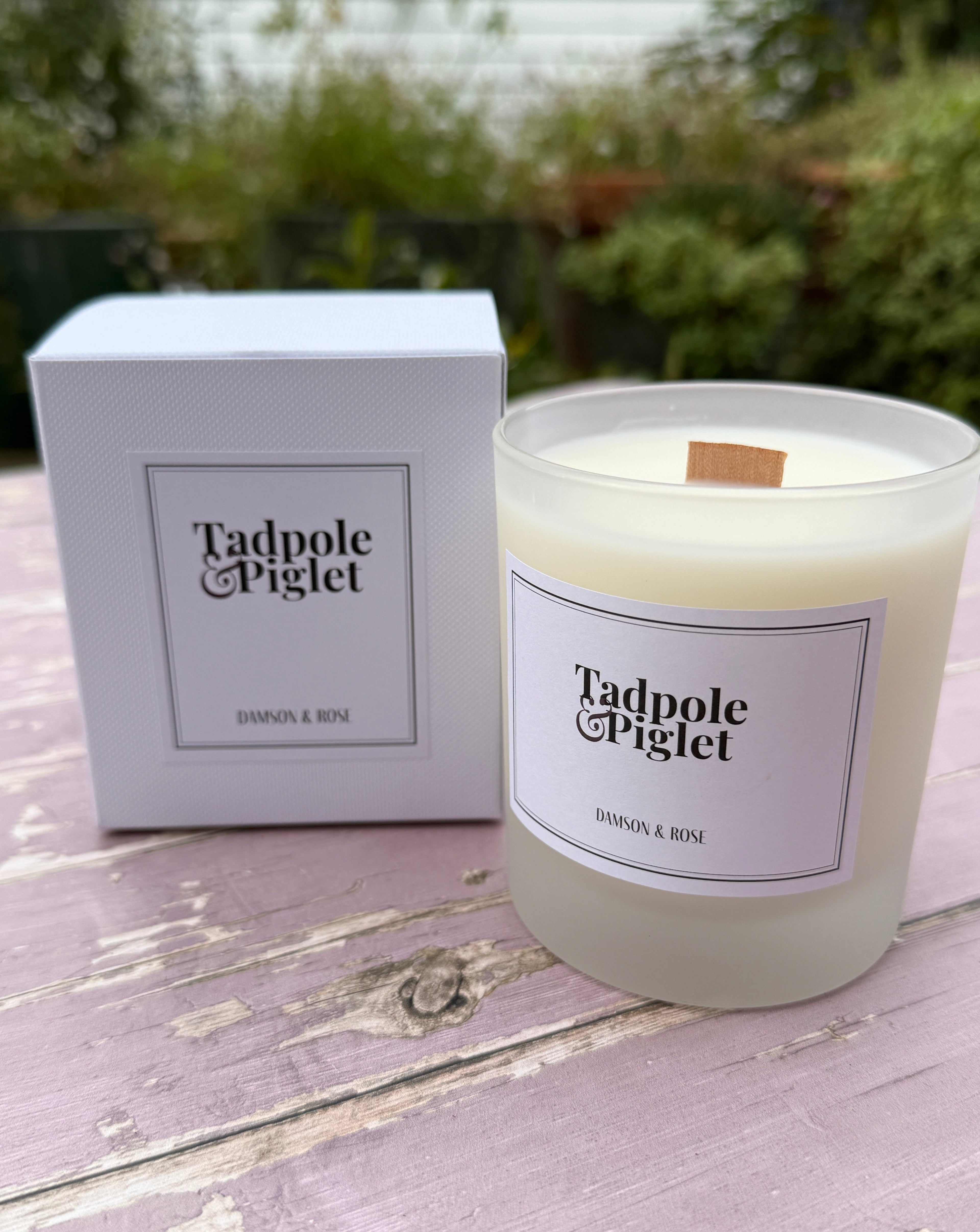 Damson & Rose Scented Candle