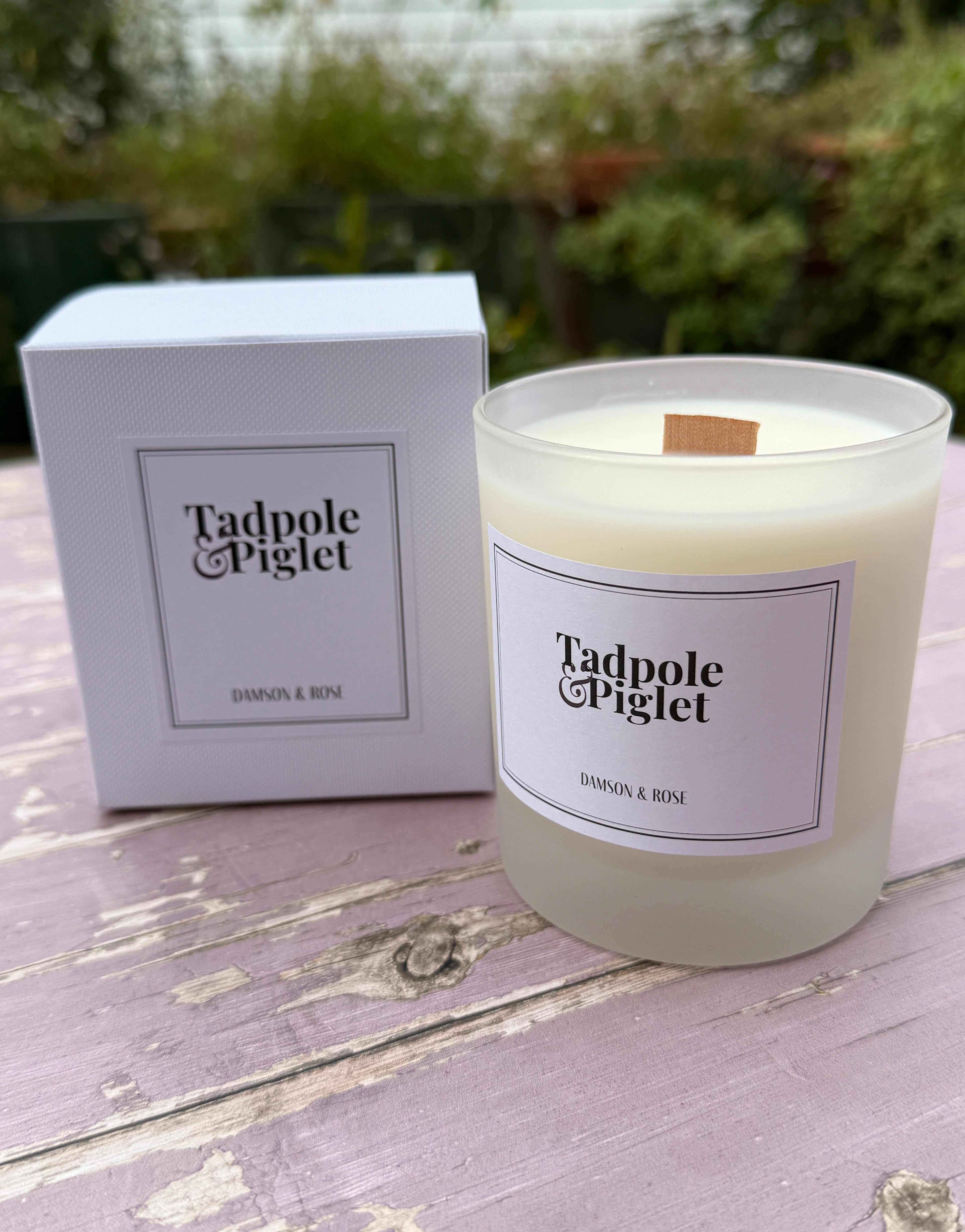 Damson & Rose Scented Candle