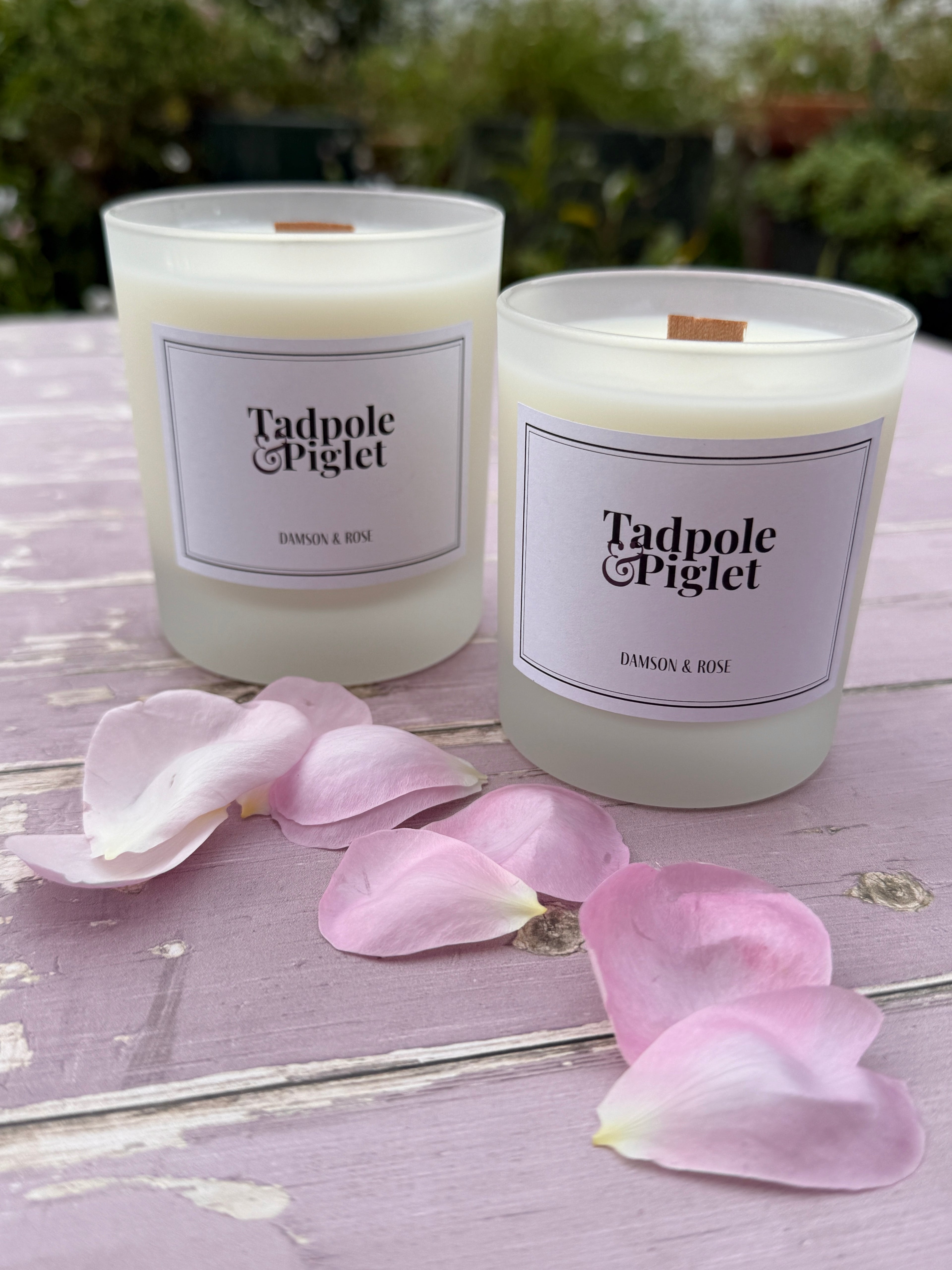 Damson & Rose Scented Candle