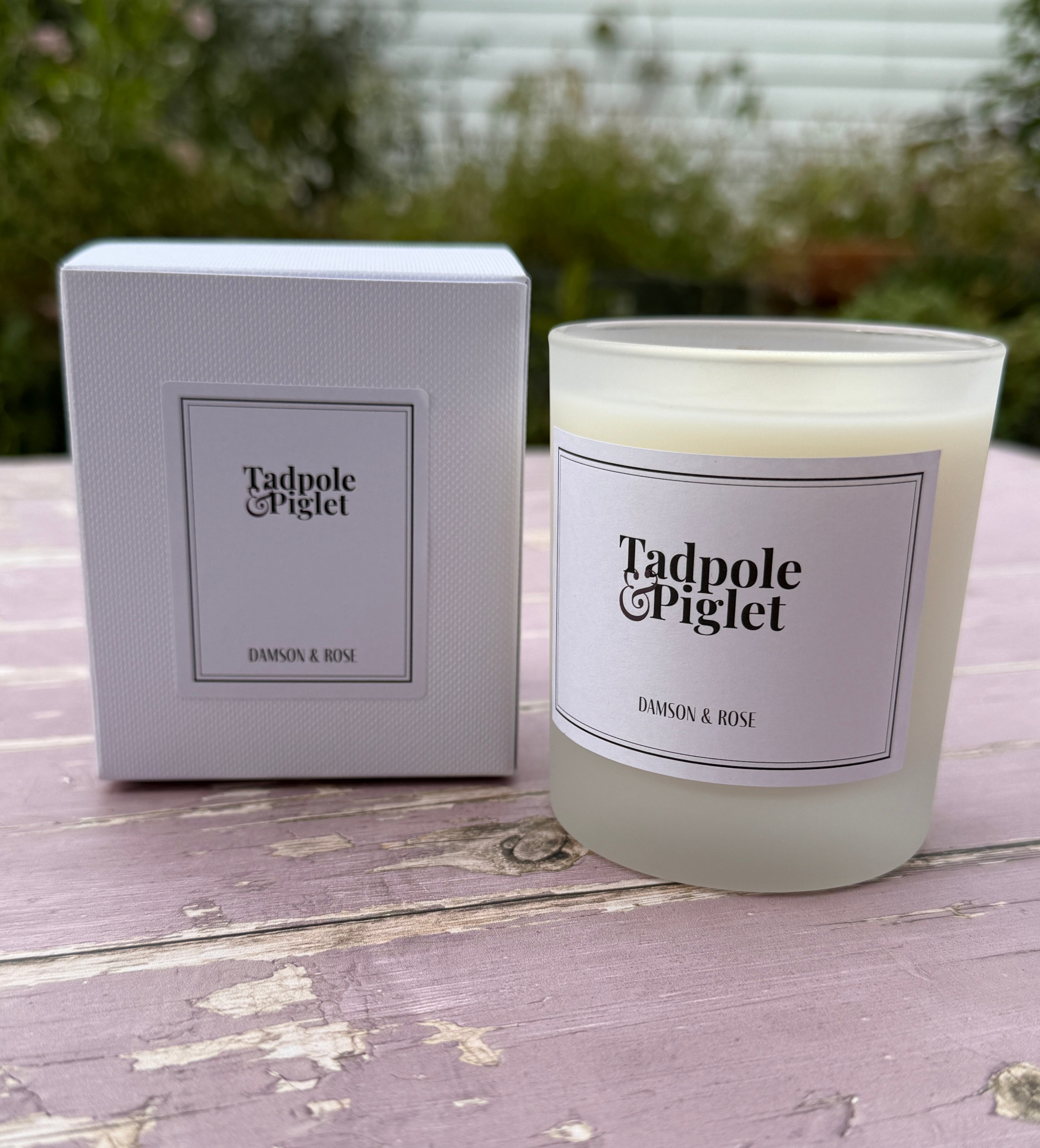 Damson & Rose Scented Candle