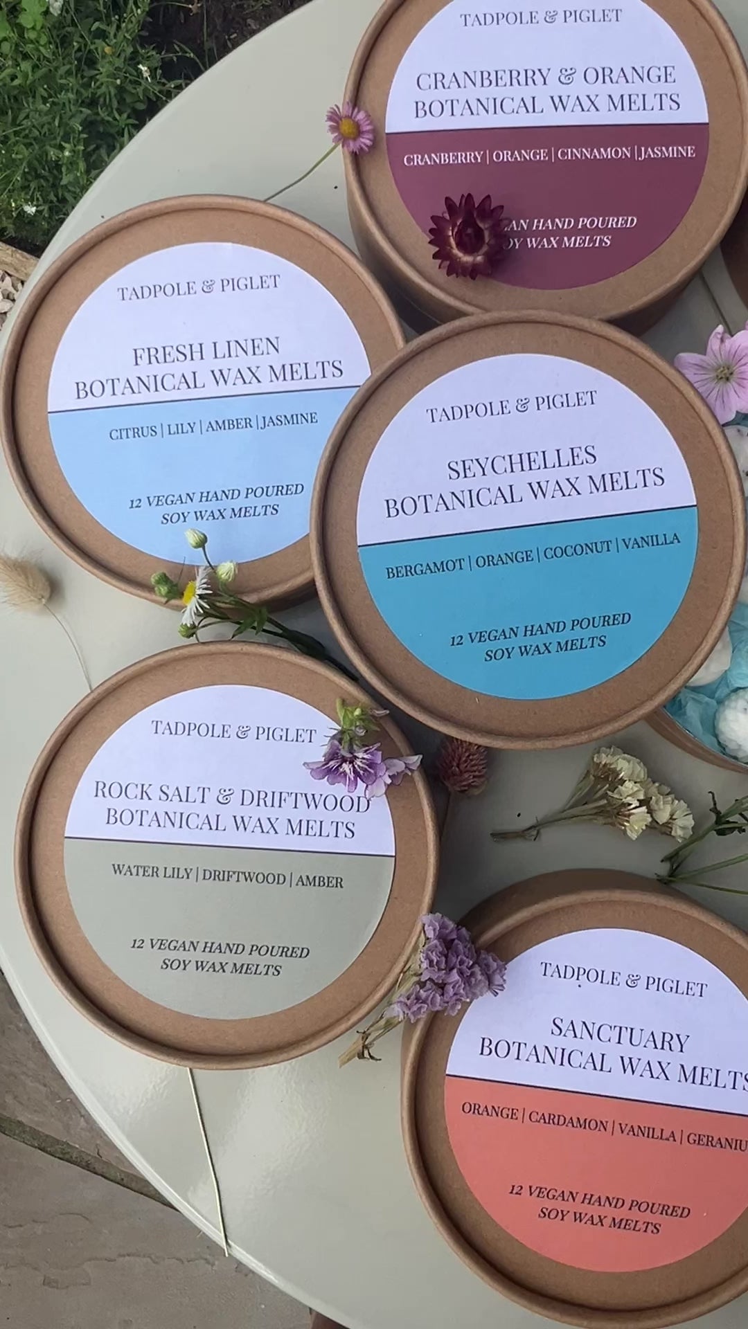 Damson & Rose Botanical Wax Melts