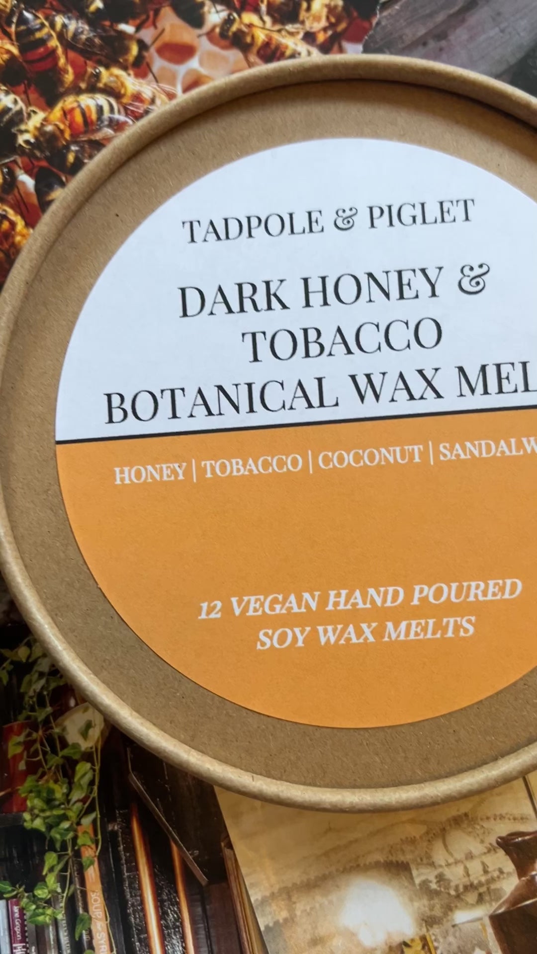 Dark Honey & Tobacco Botanical Wax Melts