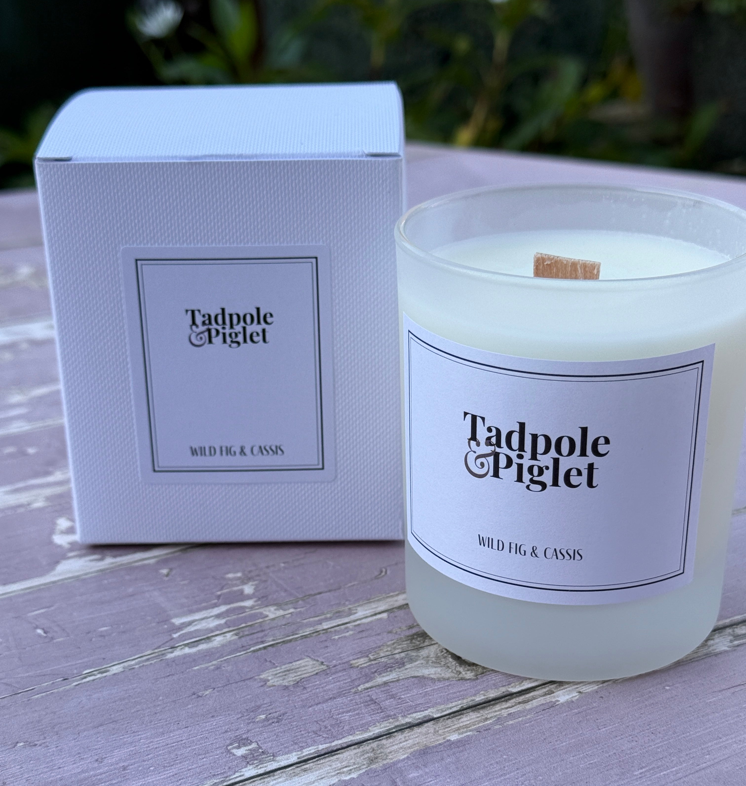 Wild Fig & Cassis Scented Candle - Bishy Barnabees Cottage Garden Ltd