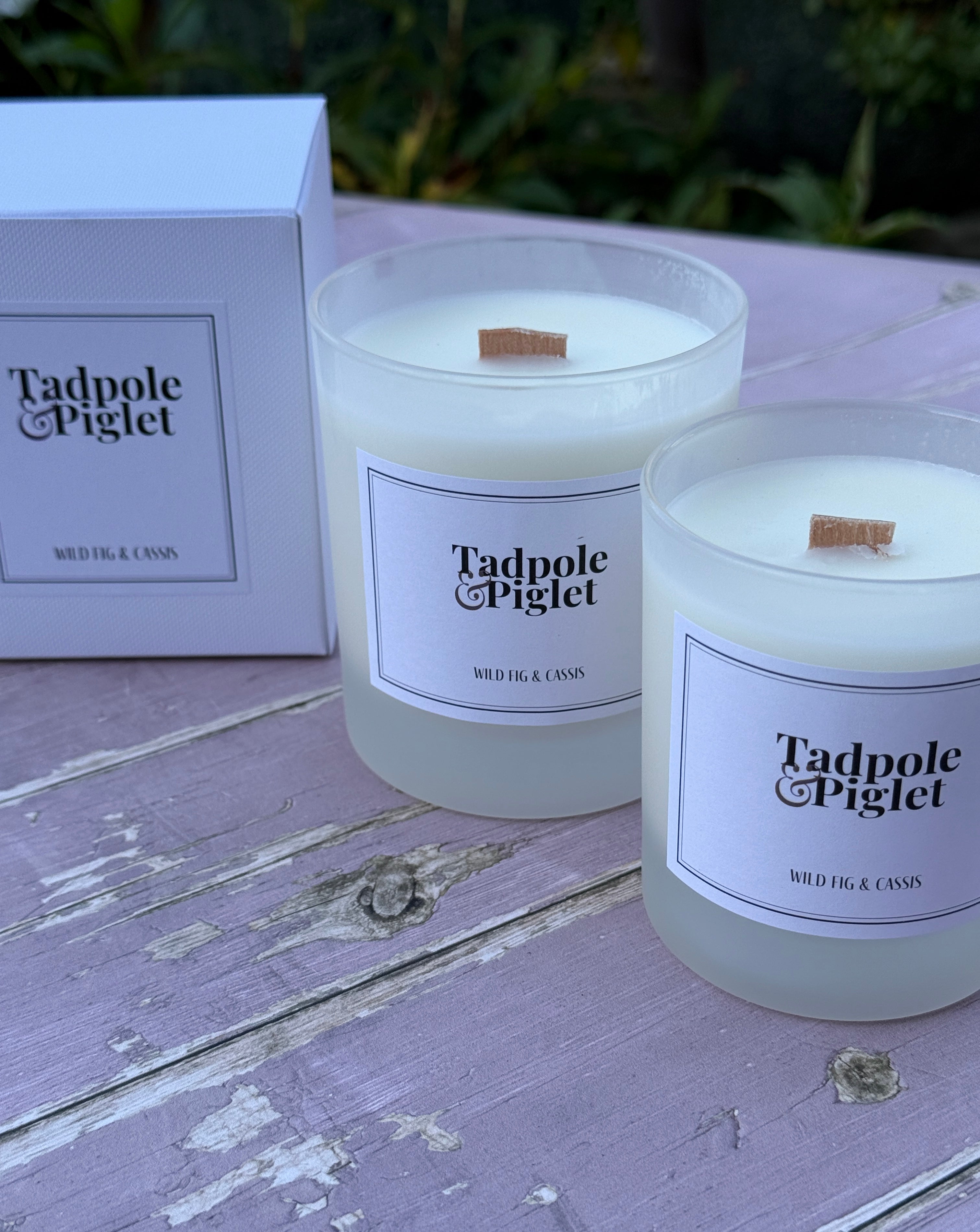 Wild Fig & Cassis Scented Candle - Bishy Barnabees Cottage Garden Ltd