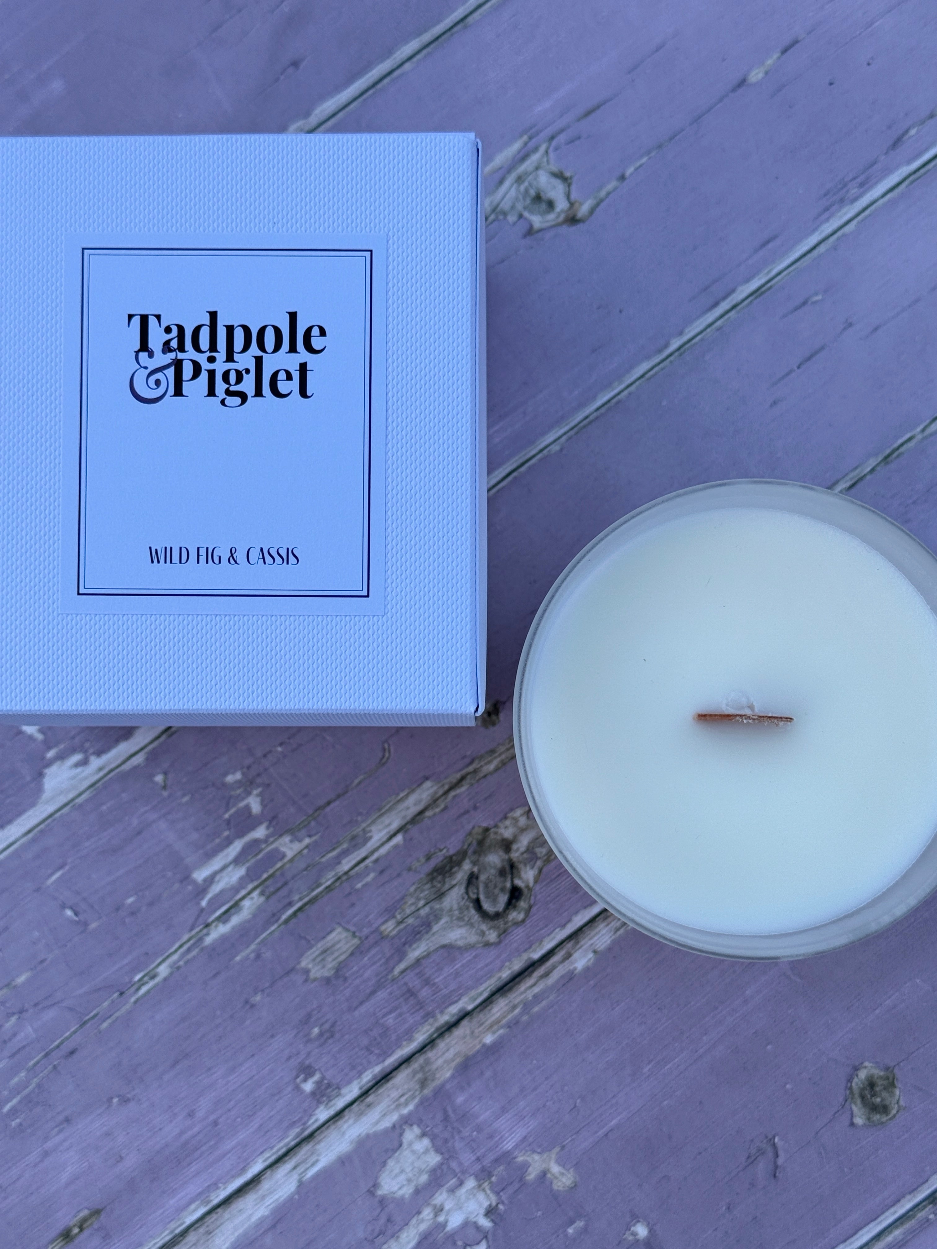 Wild Fig & Cassis Scented Candle - Bishy Barnabees Cottage Garden Ltd