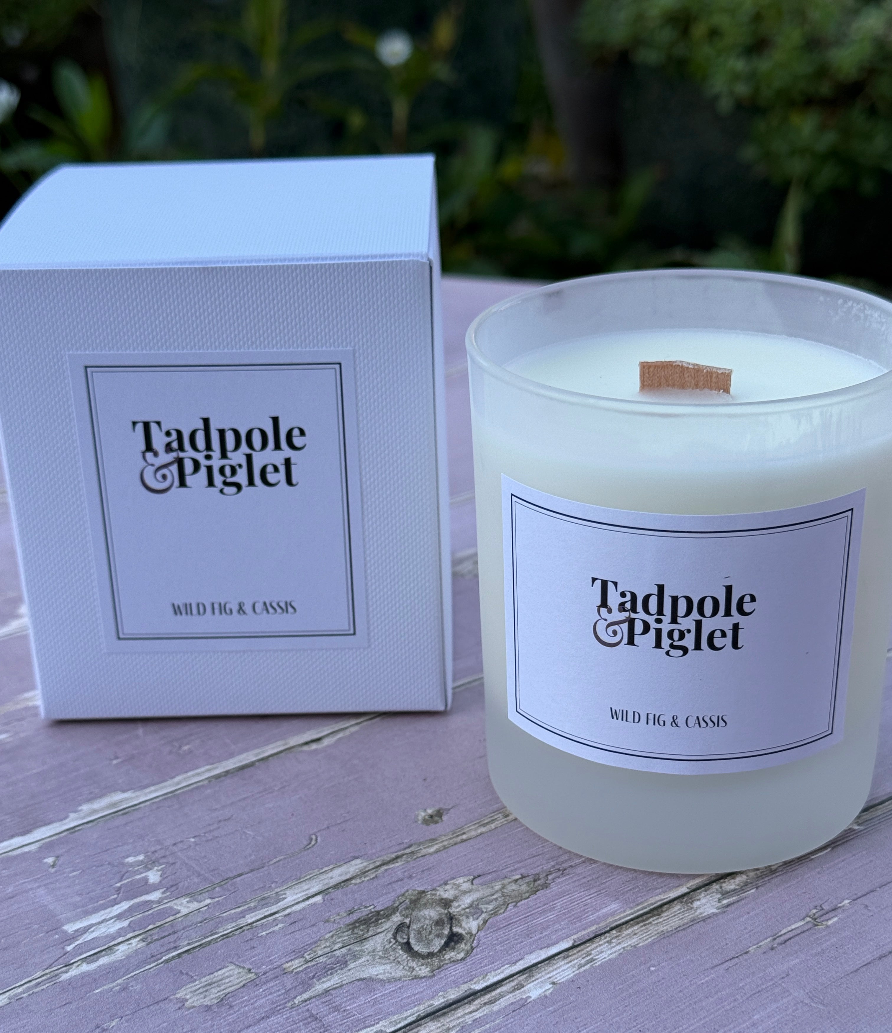 Wild Fig & Cassis Scented Candle - Bishy Barnabees Cottage Garden Ltd