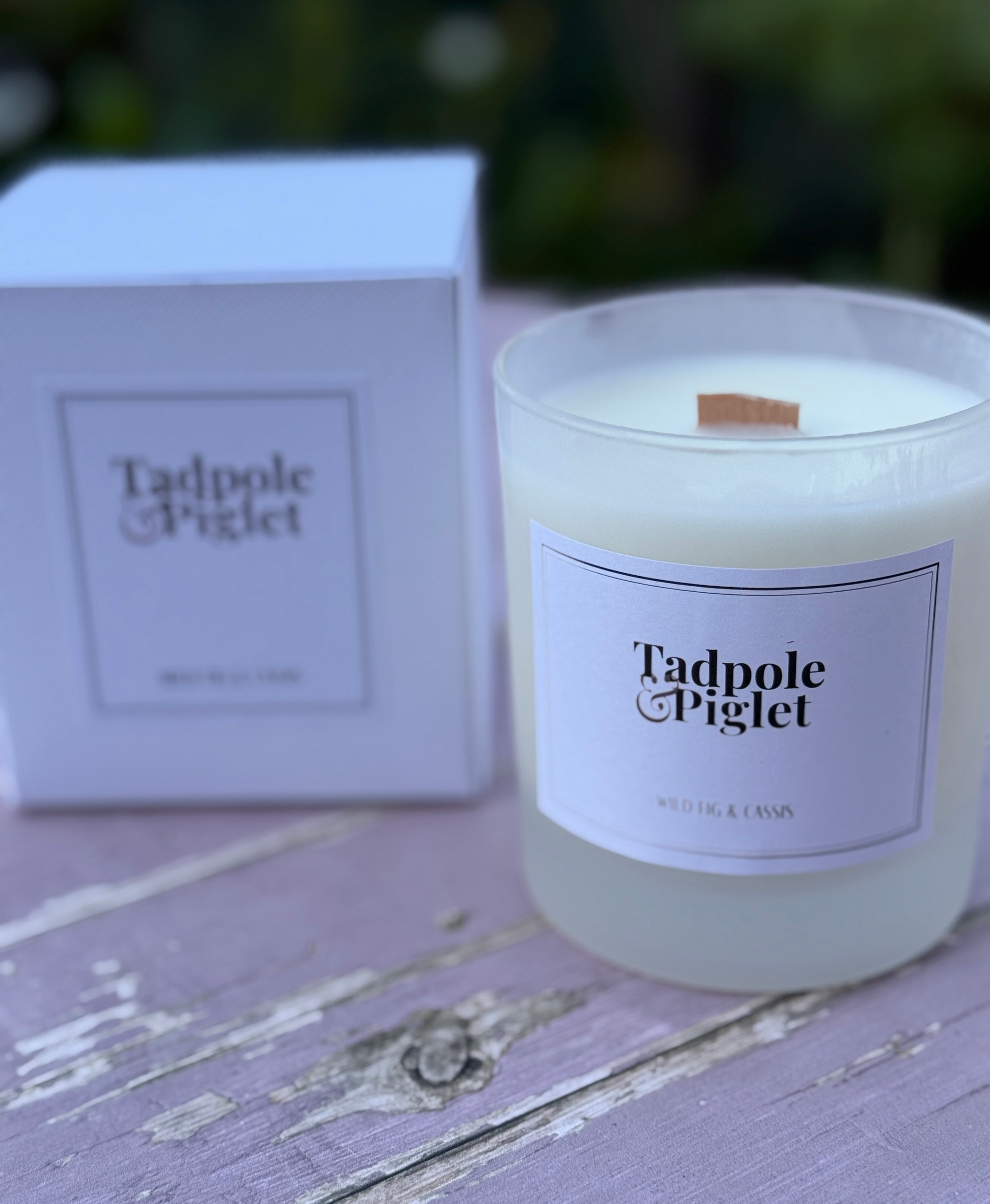 Wild Fig & Cassis Scented Candle - Bishy Barnabees Cottage Garden Ltd