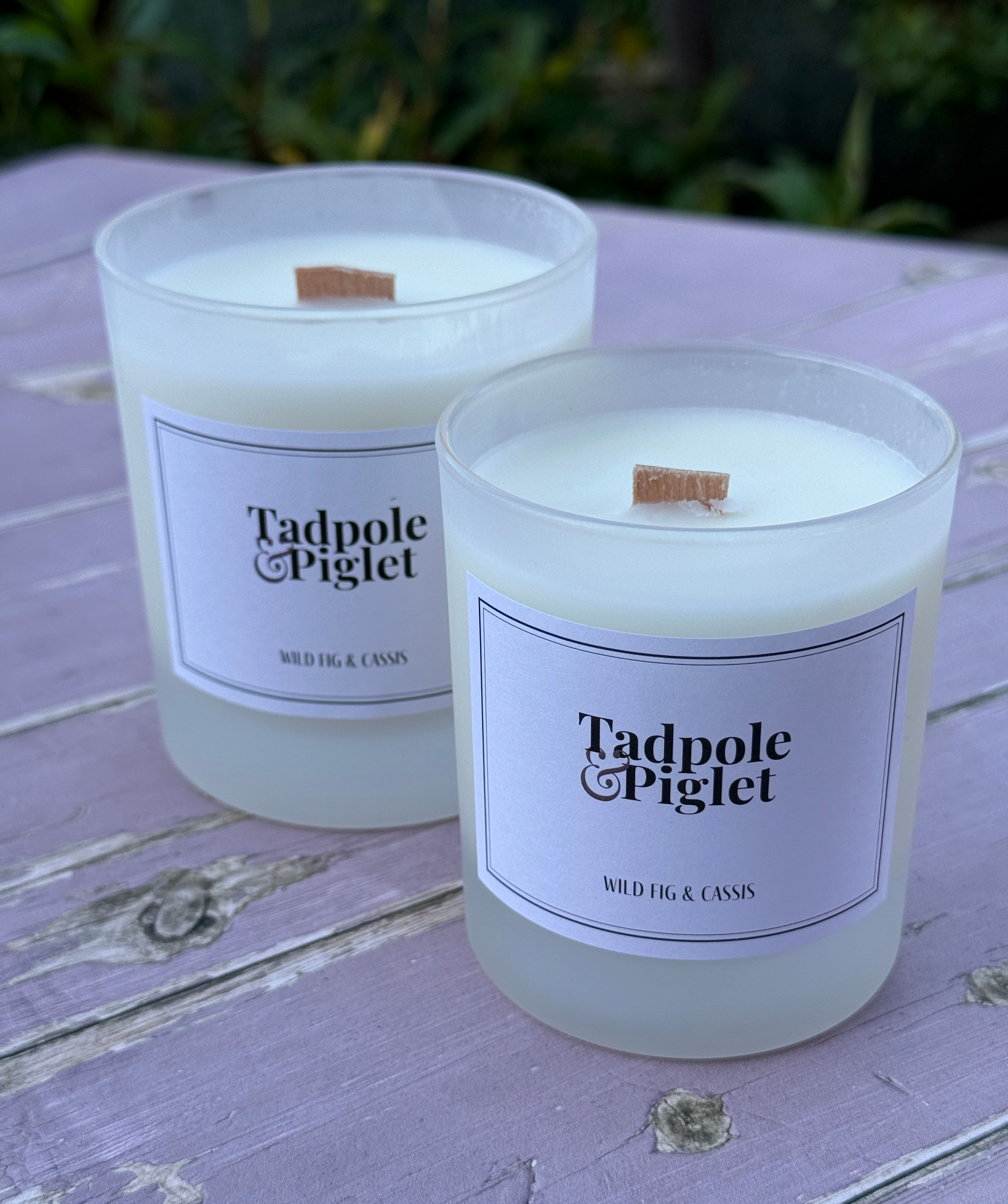 Wild Fig & Cassis Scented Candle - Bishy Barnabees Cottage Garden Ltd