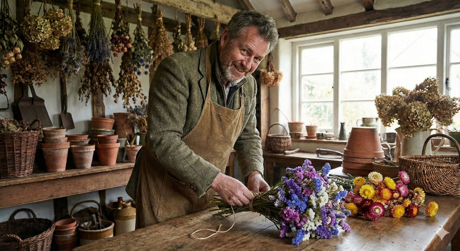 British Grown Dried Flowers: Supporting Local Cottage Gardens