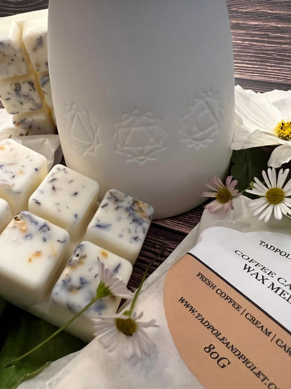 White Ceramic Seven Chakra Wax Melt Burner