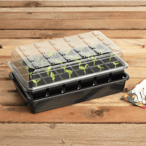 Garland 24 Cell Self Watering Seed Success Kit Propagator with Capillary Matting