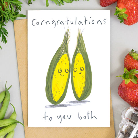 Corngratulations to You Both Card