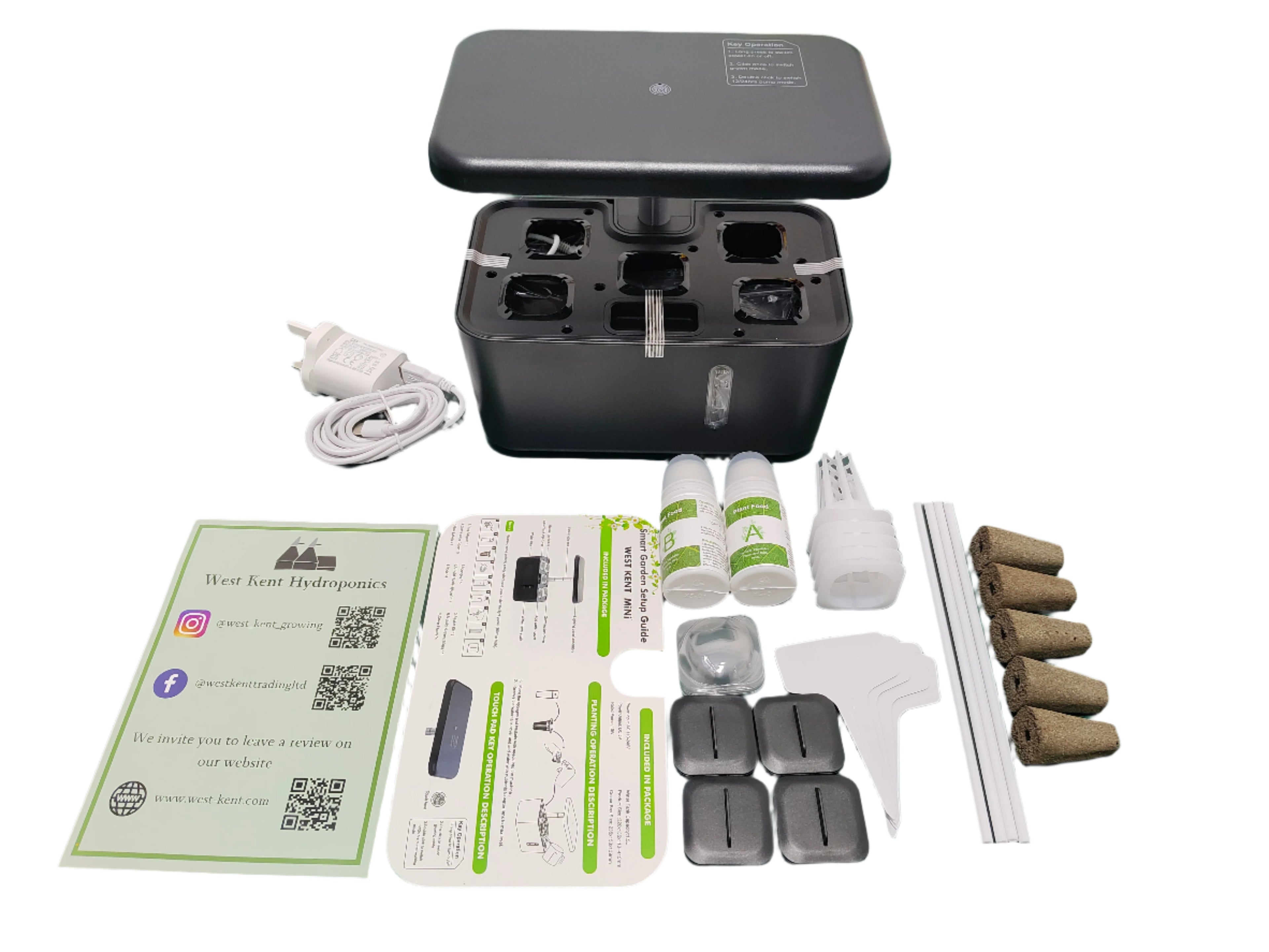5 Pod Smart Garden Mini - Compact Indoor Hydroponic Growing System