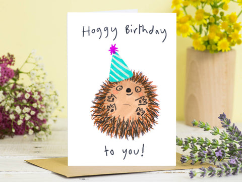 Hoggy Birthday To You Card