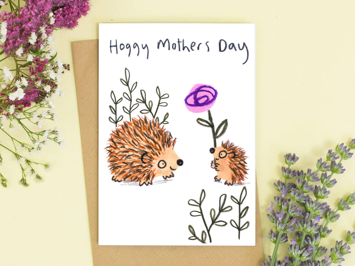 Hoggy Mothers Day Card