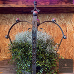 Handmade Steel Garden Crown with Marbles (Bespoke)