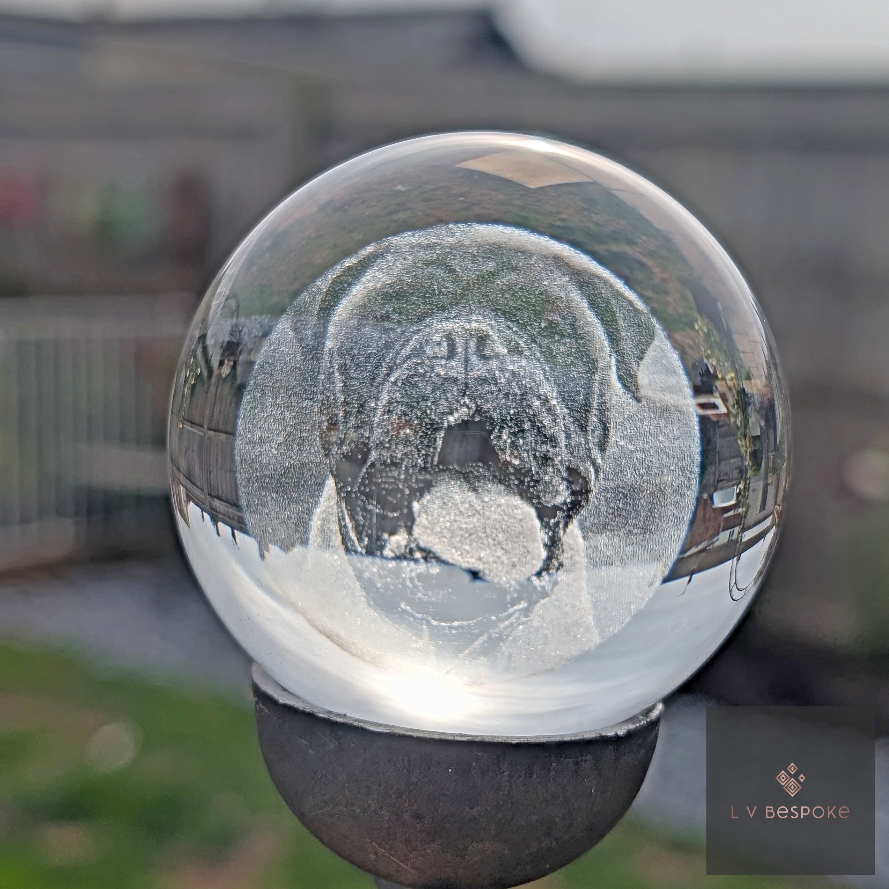 3D Orb Decorative Garden Stake