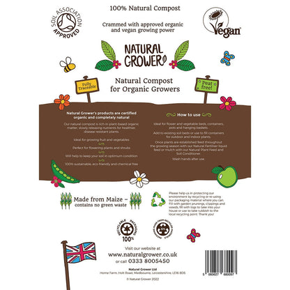 Natural Compost - Organic and Peat Free - 50L Bag