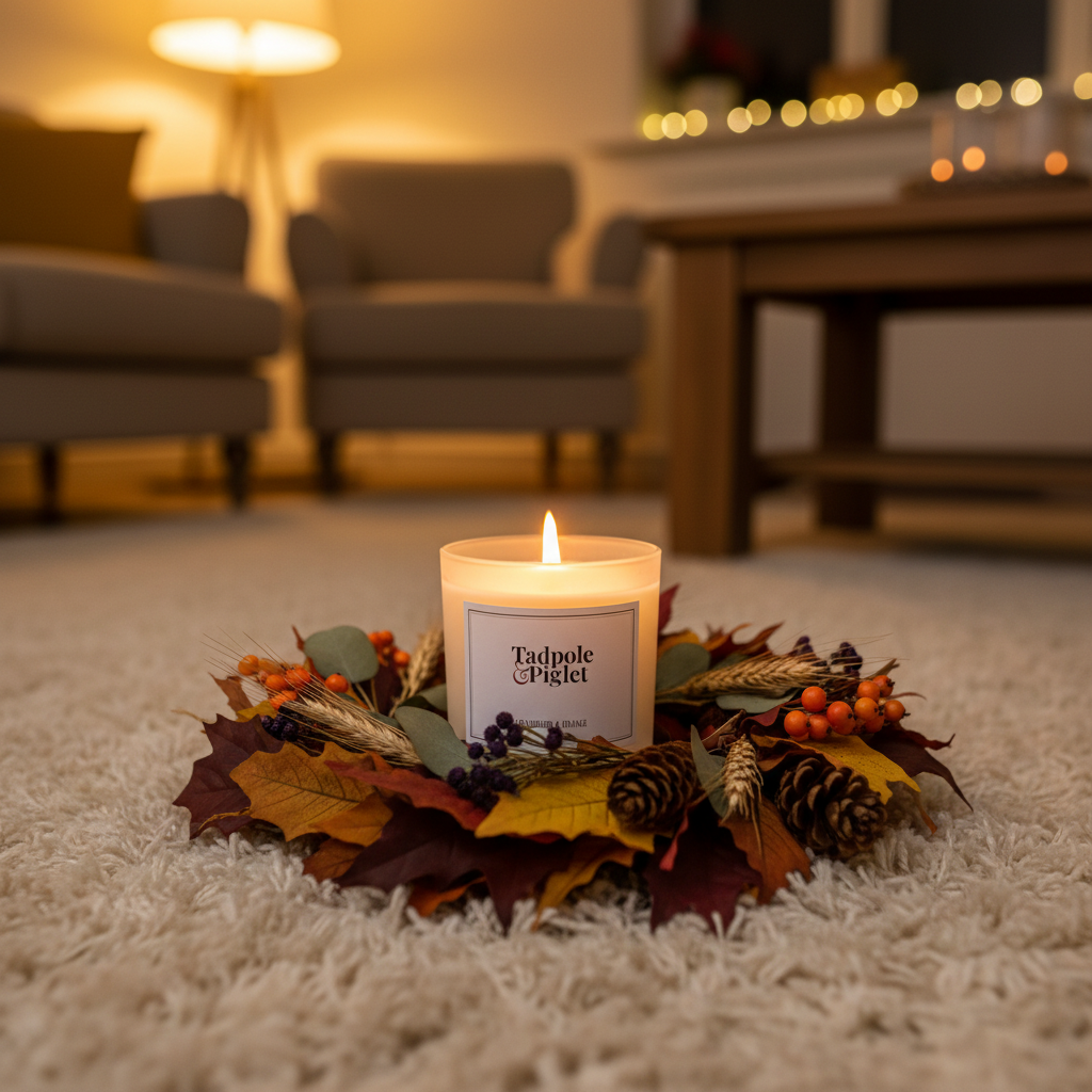 Cranberry &amp; Orange Scented Candle