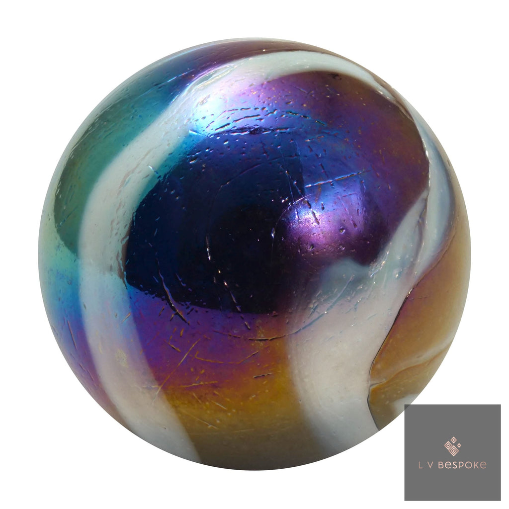 Bespoke Cluster of 5 Colourful Marbles | Splayable Garden Stake