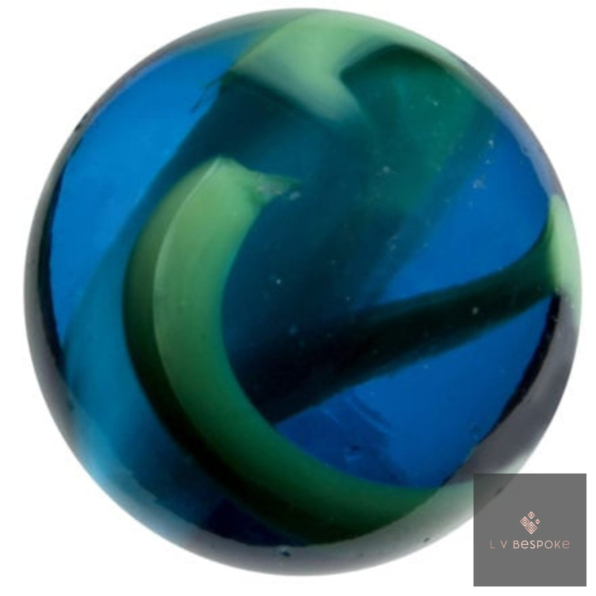 Bespoke Cluster of 5 Colourful Marbles | Splayable Garden Stake
