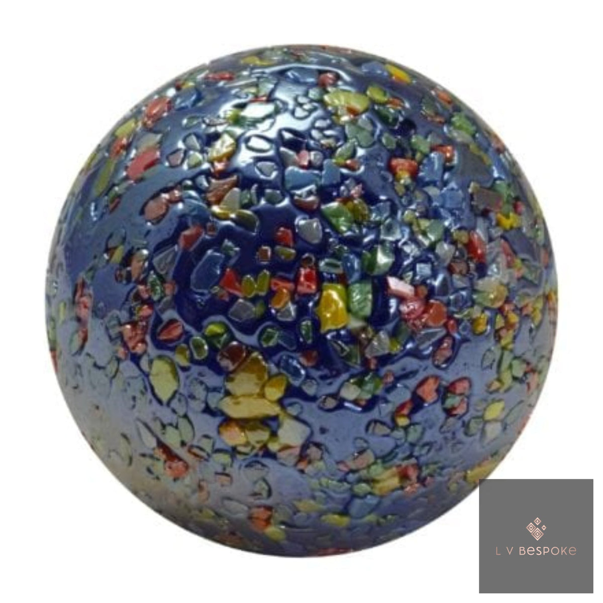 Bespoke Cluster of 5 Colourful Marbles | Splayable Garden Stake