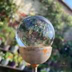 Bespoke Glass-Topped Garden Stake | 4 Sizes, 4 Finishes
