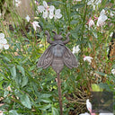 Bird & Insect Garden Stakes (Raw Steel, Two Heights)