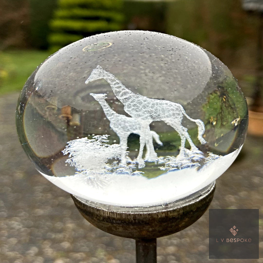3D Orb Decorative Garden Stake