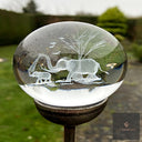 3D Orb Decorative Garden Stake