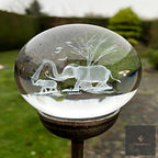 3D Orb Decorative Garden Stake
