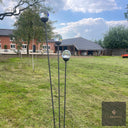 Cluster of 3 Glass Garden Feature