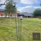 Cluster of 3 Glass Garden Feature