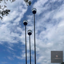 Cluster of 3 Glass Garden Feature