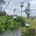Cluster of 3 Glass Garden Feature