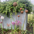 Bespoke Cluster of 5 Cups or Balls | Norfolk Steel Garden Feature