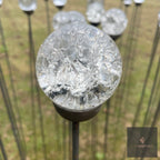 Cluster of 3 Glass Garden Feature